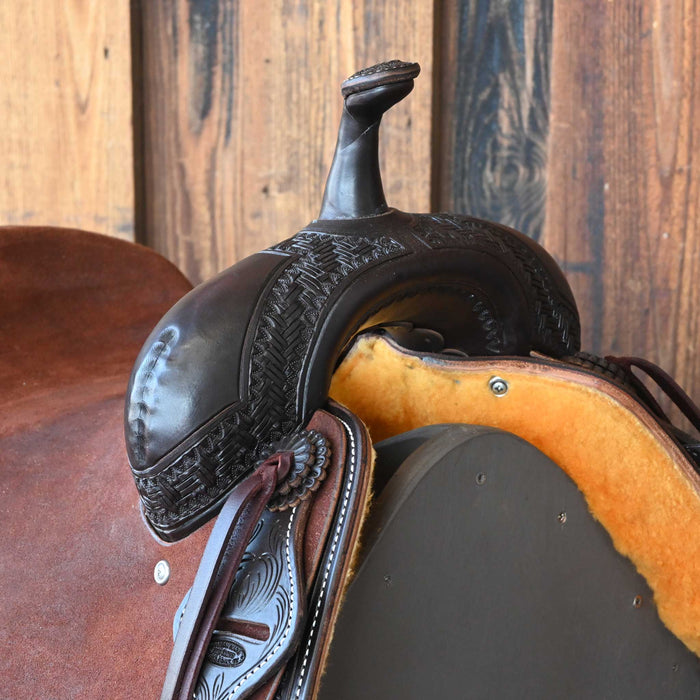 15.5" JEFF SMITH BEAU GALYEAN CUTTING SADDLE