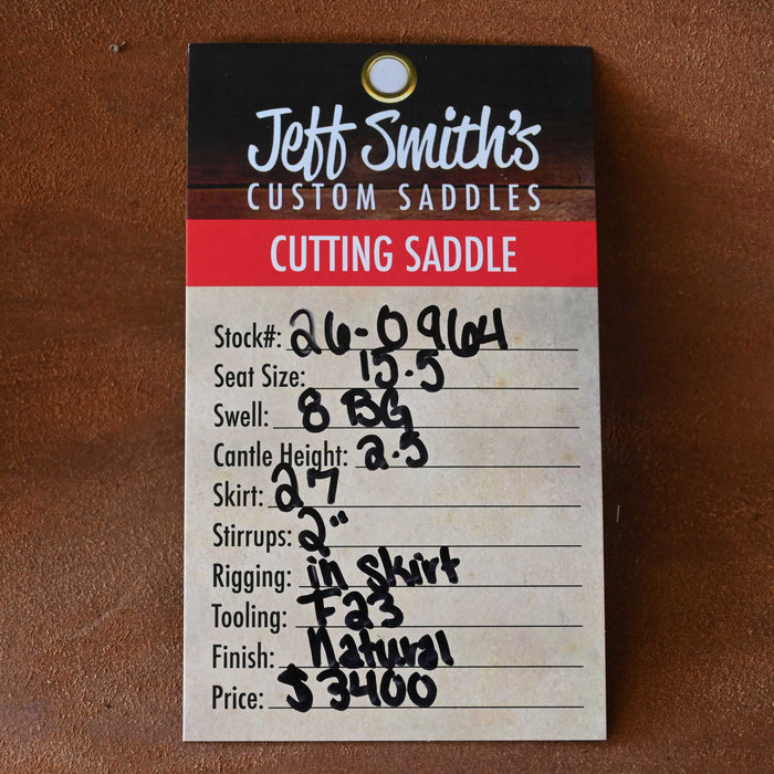 15.5" JEFF SMITH BEAU GALYEAN CUTTING SADDLE