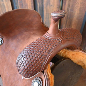 16.5" JEFF SMITH CUTTING SADDLE Saddles Jeff Smith   