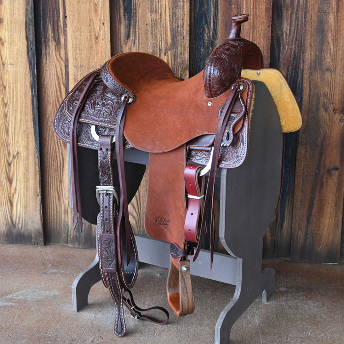 14.5" JEFF SMITH BUSTER WELCH RANCH CUTTER SADDLE