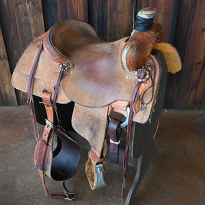 15" USED TESKEY'S RANCH SADDLE