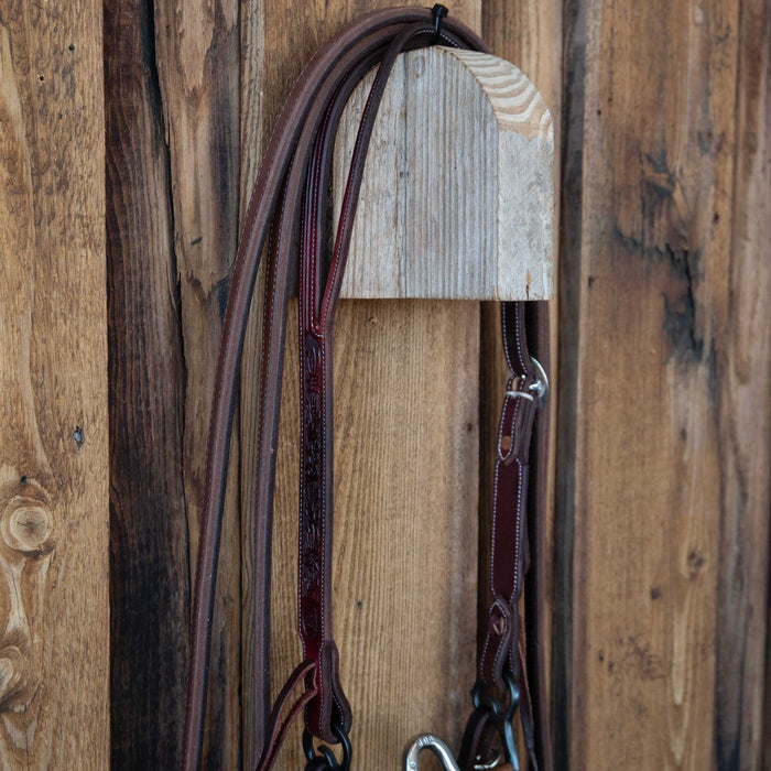 JD Smith Solid Port Bridle Rig w/Ross Bullinger Split Ear Headstall Tack - Rigs JD Smith