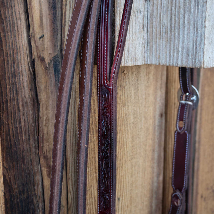 JD Smith Solid Port Bridle Rig w/Ross Bullinger Split Ear Headstall Tack - Rigs JD Smith