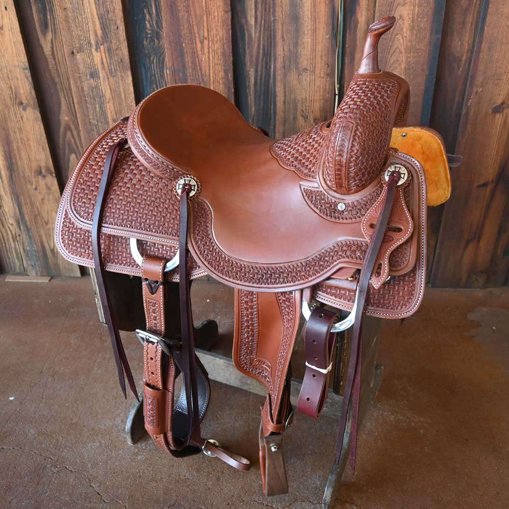 16" JEFF SMITH CUTTING SADDLE Saddles Jeff Smith   