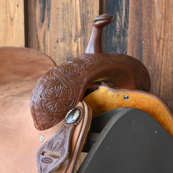 15.5" JEFF SMITH BEAU GALYEAN CUTTING SADDLE