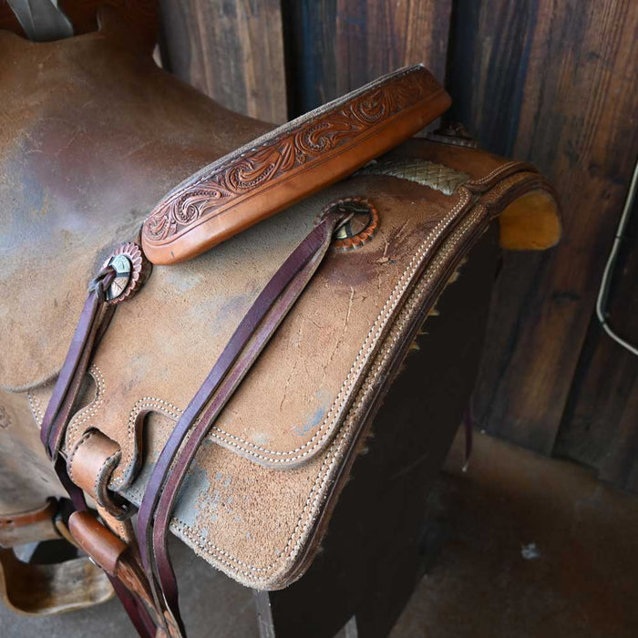 15" USED TESKEY'S RANCH SADDLE Saddles - Used Teskey's Saddlery