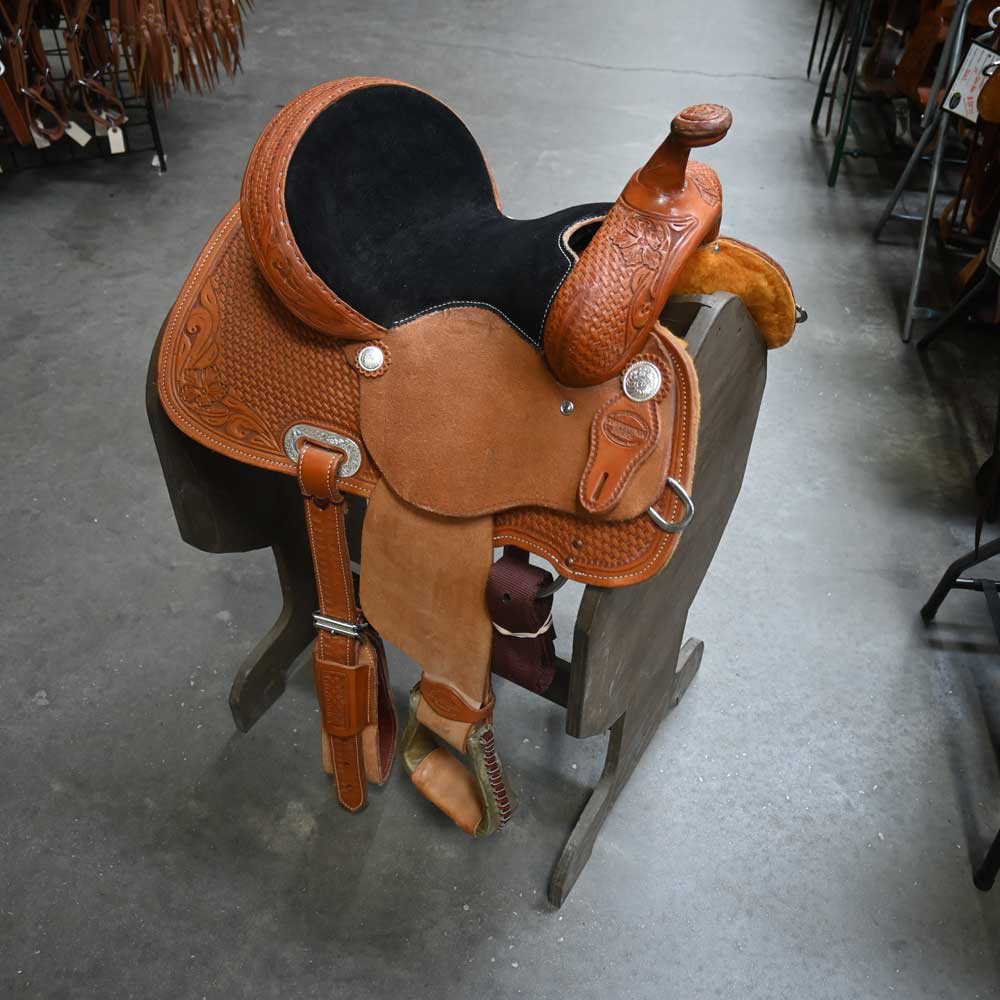12" TESKEY'S YOUTH COMPETITION SERIES BARREL SADDLE