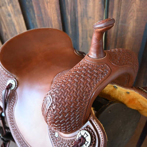 16" JEFF SMITH CUTTING SADDLE Saddles Jeff Smith   