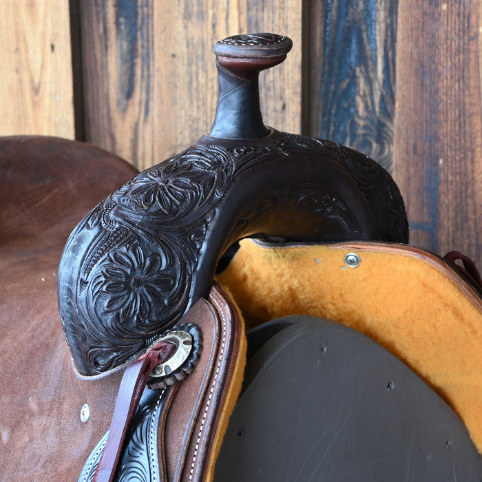 15" JEFF SMITH BUSTER WELCH RANCH CUTTER SADDLE