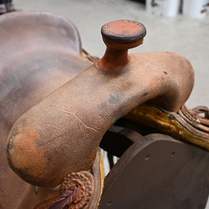 16" USED TESKEY'S STRIP DOWN RANCH SADDLE Saddles TESKEY'S SADDLERY LLC   