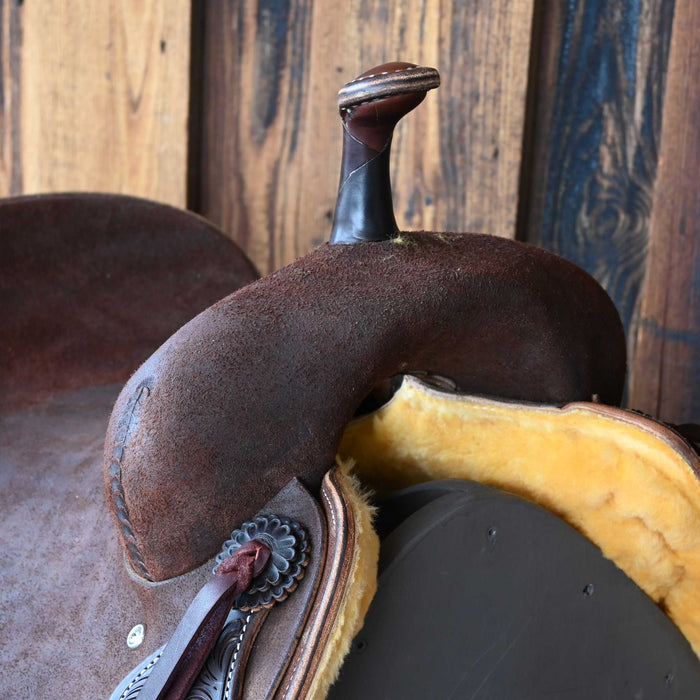 15.5" JEFF SMITH BUSTER WELCH CUTTING SADDLE