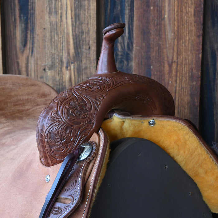 15.5" JEFF SMITH BUSTER WELCH CUTTING SADDLE