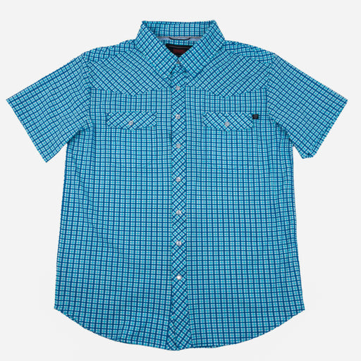 Rock & Roll Denim Men's Tek Core Plaid Pearl Snap Shirt MEN - Clothing - Shirts - Short Sleeve Panhandle