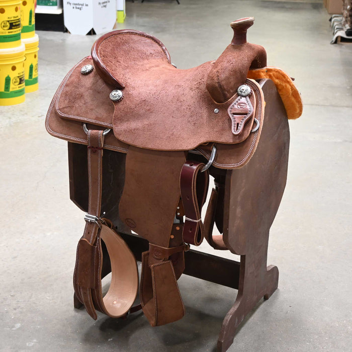 16" TESKEY'S TEAM ROPING SADDLE