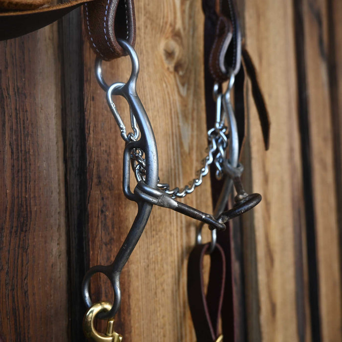 Ported Chain Bridle Rig w/Single Ear Headstall