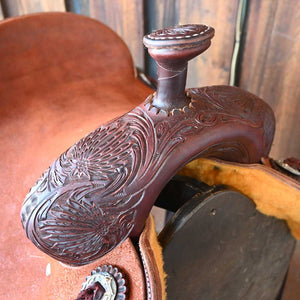 15" JEFF SMITH COWBOY SADDLE Saddles Jeff Smith   