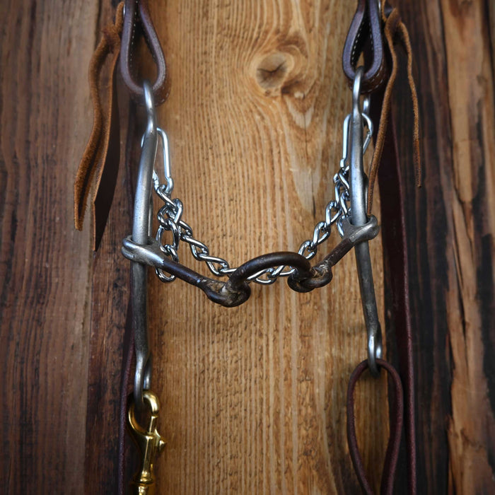 Ported Chain Bridle Rig w/Single Ear Headstall