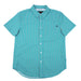 Rock & Roll Denim Men's Tek Geo Print Teal Button Down Shirt MEN - Clothing - Shirts - Short Sleeve Panhandle