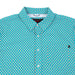 Rock & Roll Denim Men's Tek Geo Print Teal Button Down Shirt MEN - Clothing - Shirts - Short Sleeve Panhandle
