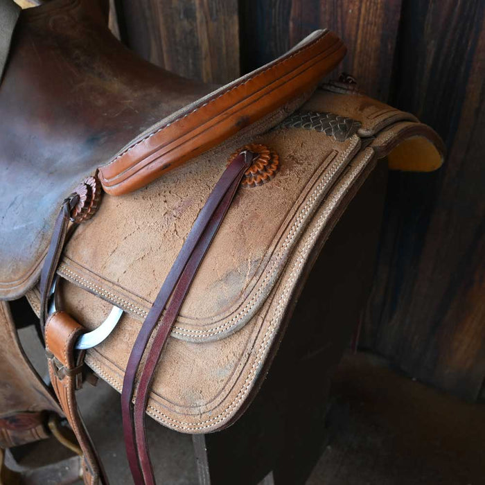 16" USED TESKEY'S RANCH VERSATILITY SADDLE Saddles - Used Teskey's Saddlery