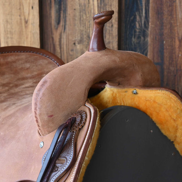 16" JEFF SMITH BEAU GALYEAN CUTTING SADDLE