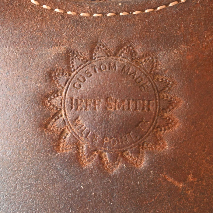 16" JEFF SMITH COW HORSE SADDLE Saddles - Used Jeff Smith