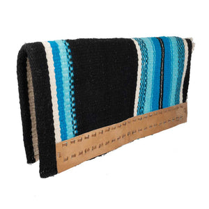 Original Casa Zia Saddle Blanket Tack - Saddle Pads Teskey's Blue/Black  