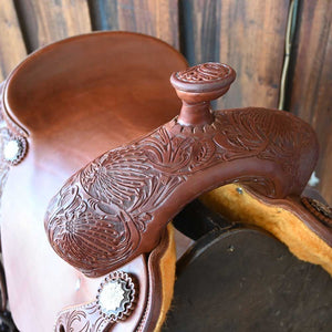 15.5" JEFF SMITH COWBOY SADDLE Saddles Jeff Smith   