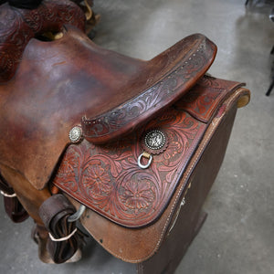 14.5" USED CACTUS RANCH SADDLE Saddles CACTUS SADDLERY   