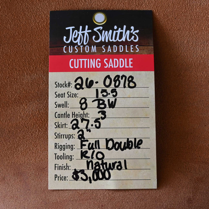 15.5" JEFF SMITH BUSTER WELCH CUTTING SADDLE