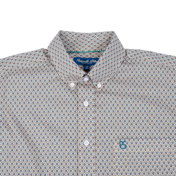 Panhandle Slim Men's Geo Print Button Down Shirt MEN - Clothing - Shirts - Short Sleeve Panhandle