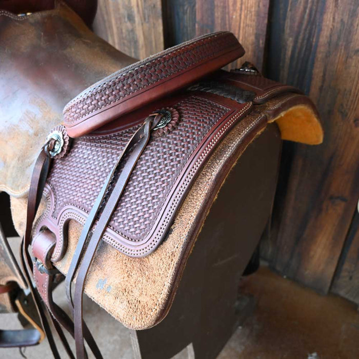 16" USED TESKEY'S RANCH SADDLE Saddles - Used Teskey's Saddlery