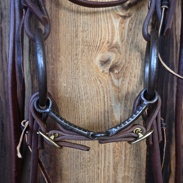 Duff O-Ring Rebar Snaffle Bridle Rig w/Browband Headstall