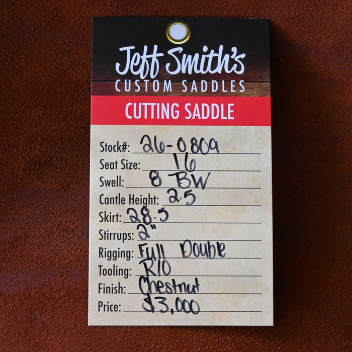 16" JEFF SMITH BUSTER WELCH CUTTING SADDLE