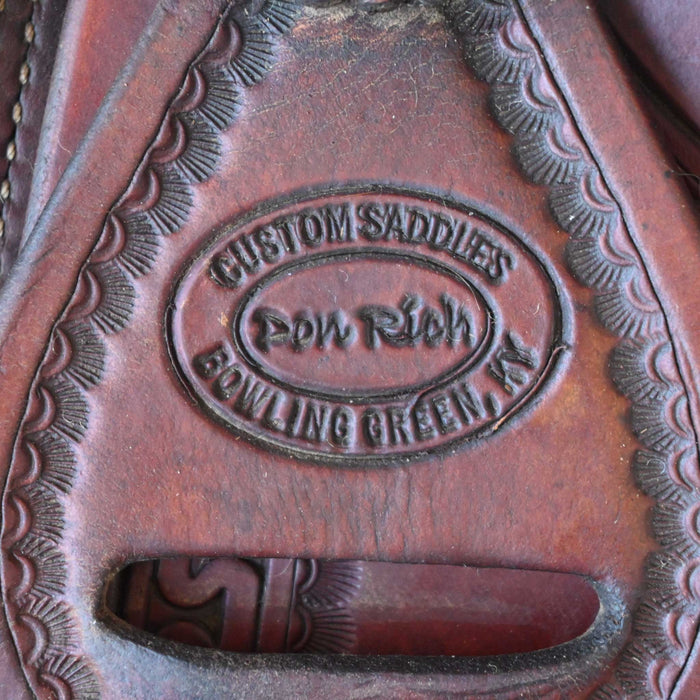 15.5" DON RICH CUTTING SADDLE Saddles - Used Don Rich