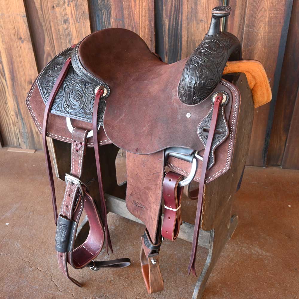 15" JEFF SMITH RANCH CUTTER SADDLE Saddles Jeff Smith   