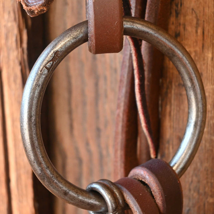 Duff O-Ring Rebar Snaffle Bridle Rig w/Browband Headstall