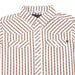 Rock & Roll Denim Men's Core Tek Stripe Brown Pearl Snap Shirt MEN - Clothing - Shirts - Long Sleeve Panhandle