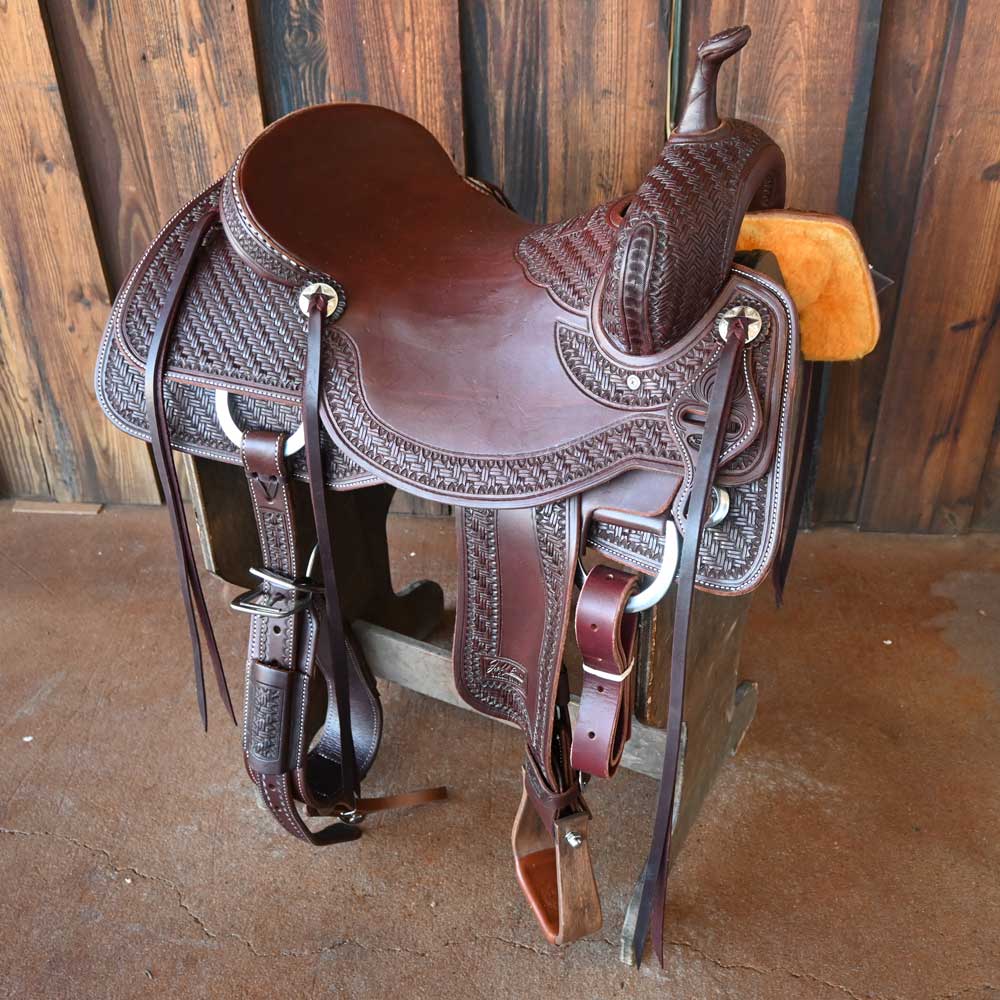 17" JEFF SMITH CUTTING SADDLE Saddles Jeff Smith   