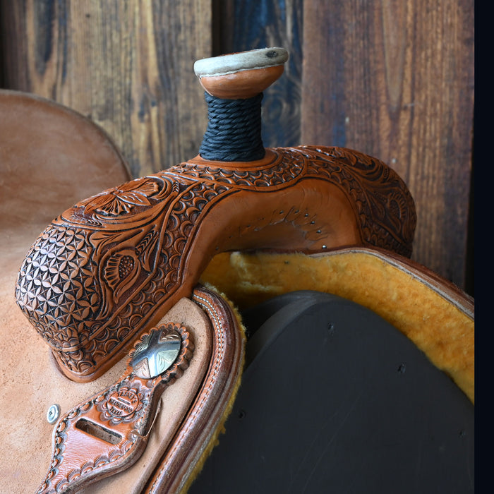 15.5" TESKEY'S TEAM ROPING SADDLE