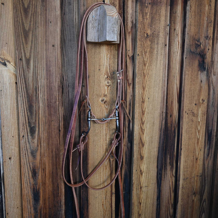 Brandon Anthony Square Snaffle Bridle Rig w/Split Ear Headstall