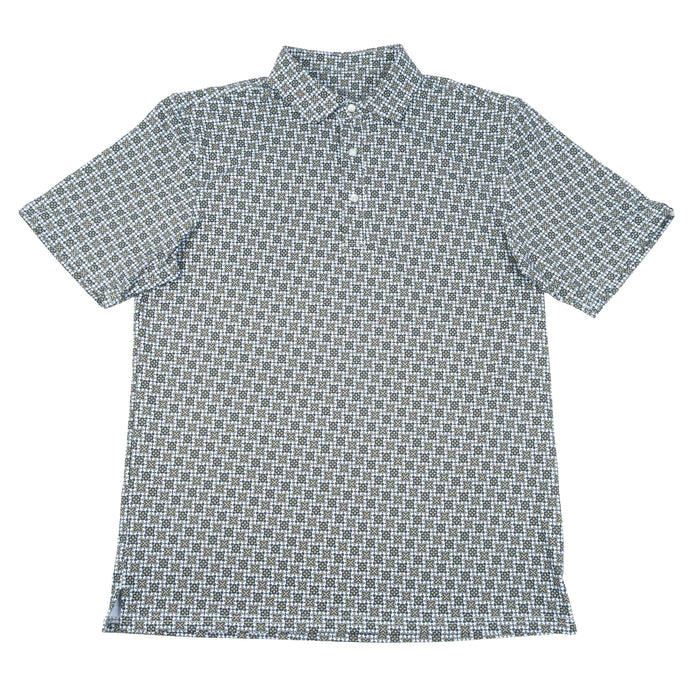 Ferrell Brand Men's Colton Green Polo Snap Shirt MEN - Clothing - Shirts - Short Sleeve Ferrell Brand