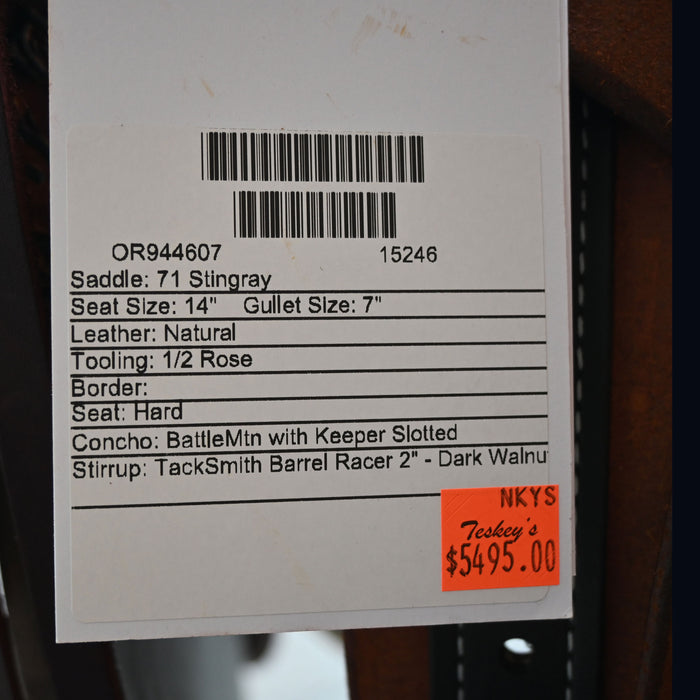 14" MARTIN STINGRAY BARREL SADDLE