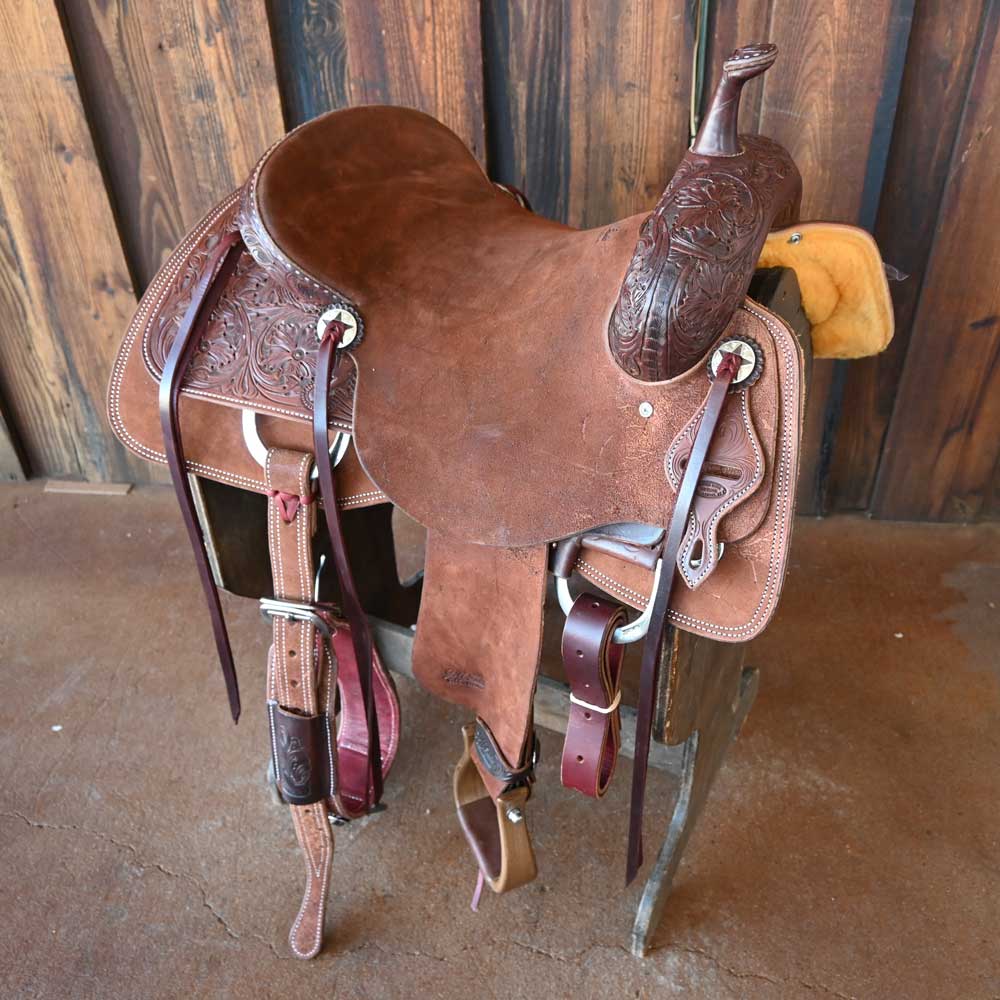 16" JEFF SMITH CUTTING SADDLE Saddles Jeff Smith   