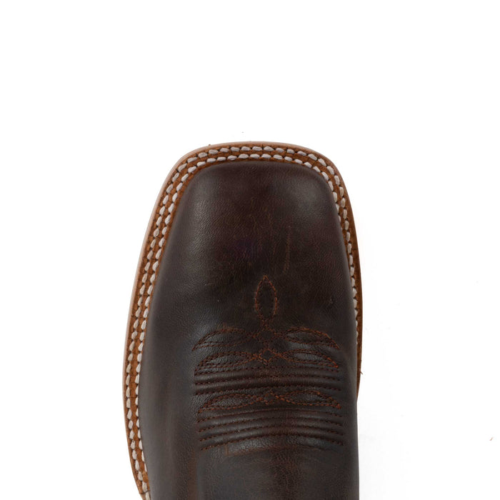 R. Watson Men's Square Toe Brown Goat Western Boot