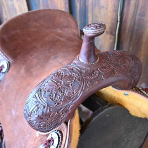 16" JEFF SMITH CUTTING SADDLE Saddles Jeff Smith   