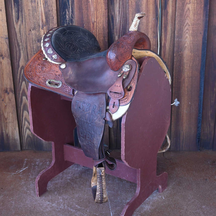 14.5" USED CIRCLE Y MARTHA JOSEY BARREL SADDLE Saddles - Used Circle Y Saddlery