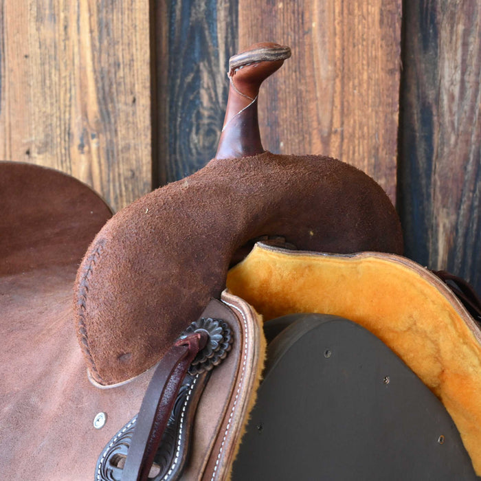 16.5" JEFF SMITH BEAU GALYEAN CUTTING SADDLE