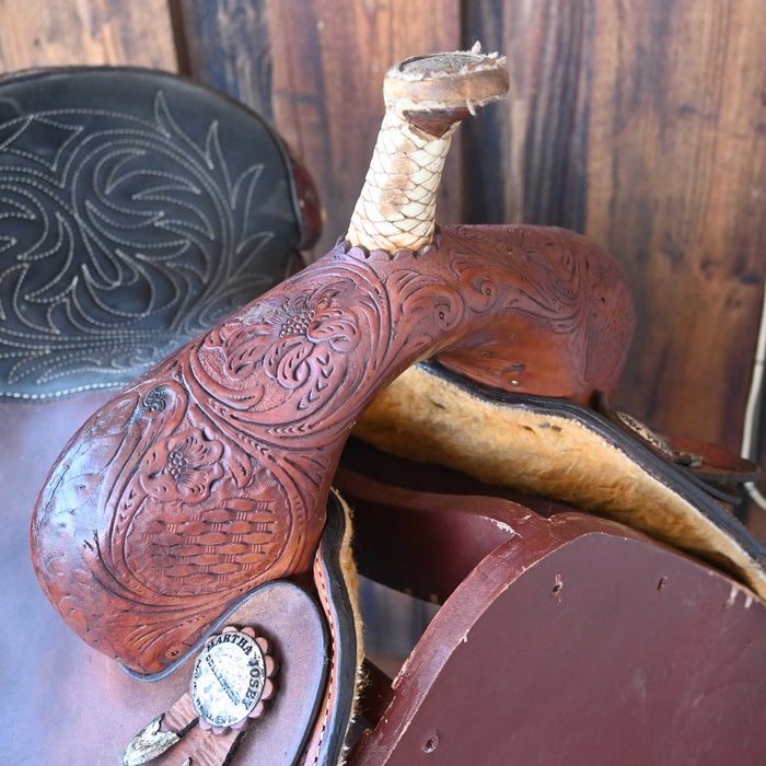 14.5" USED CIRCLE Y MARTHA JOSEY BARREL SADDLE Saddles - Used Circle Y Saddlery