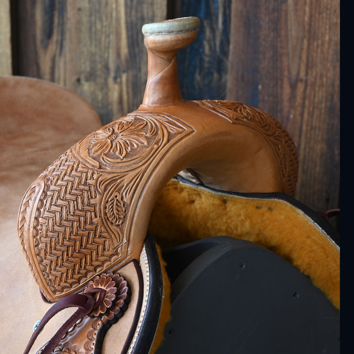 16" TESKEY'S PRO CUTTER RANCH CUTTER SADDLE